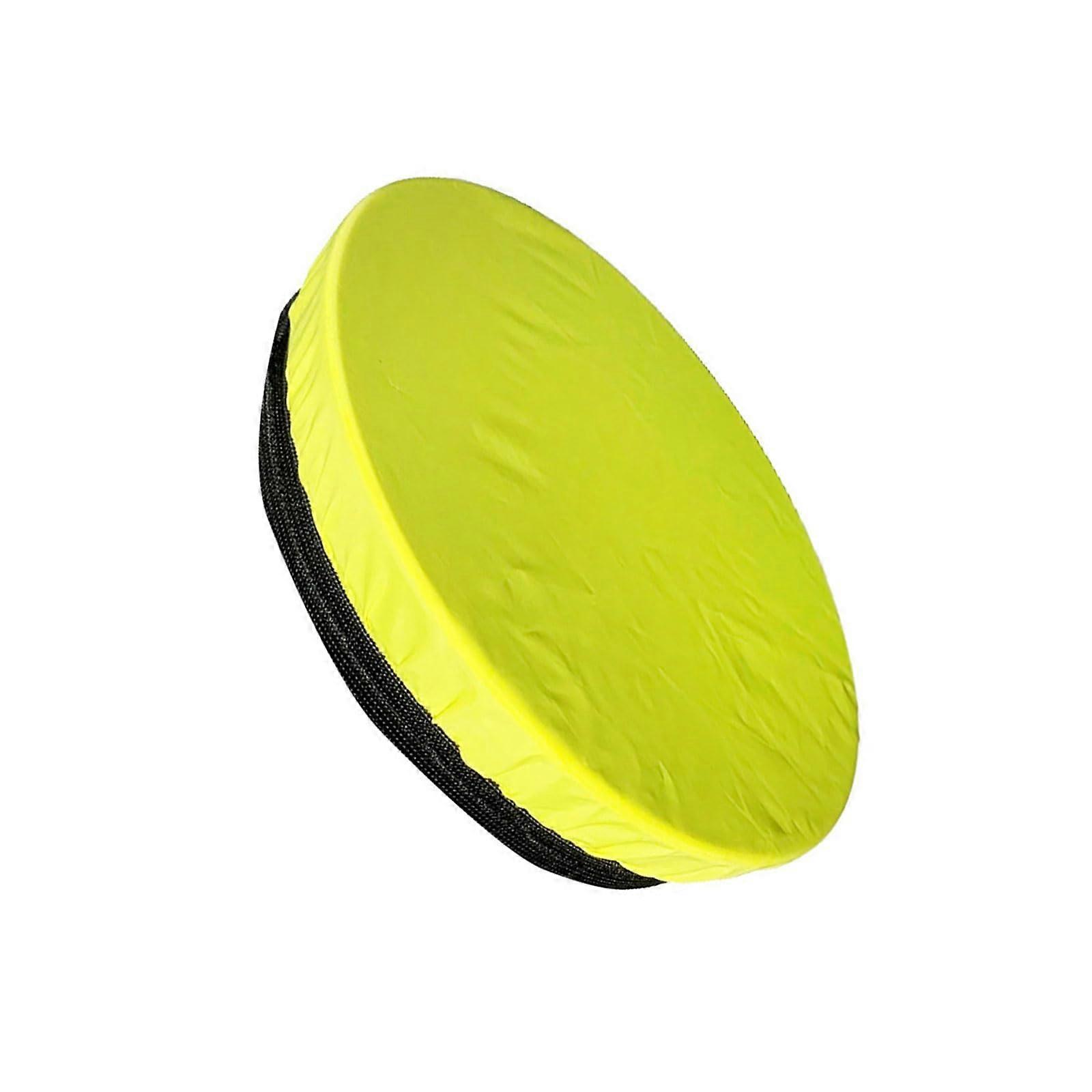 18cm Soft Light Diffuser Sock for Studio Reflectors, Yellow Elastic Photography Reflector Cover for Soft Light Control