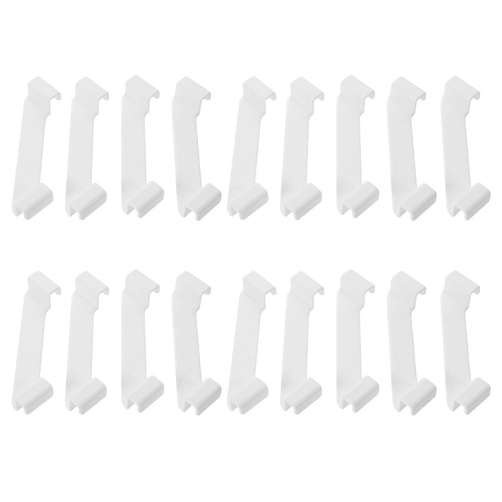 20pcs Stackable Bin Aids - Kitchen Storage Organizer Stacking Buckles - Stacking Support Stackers - Storage Box Accessories for Bedroom Dormitory Gara