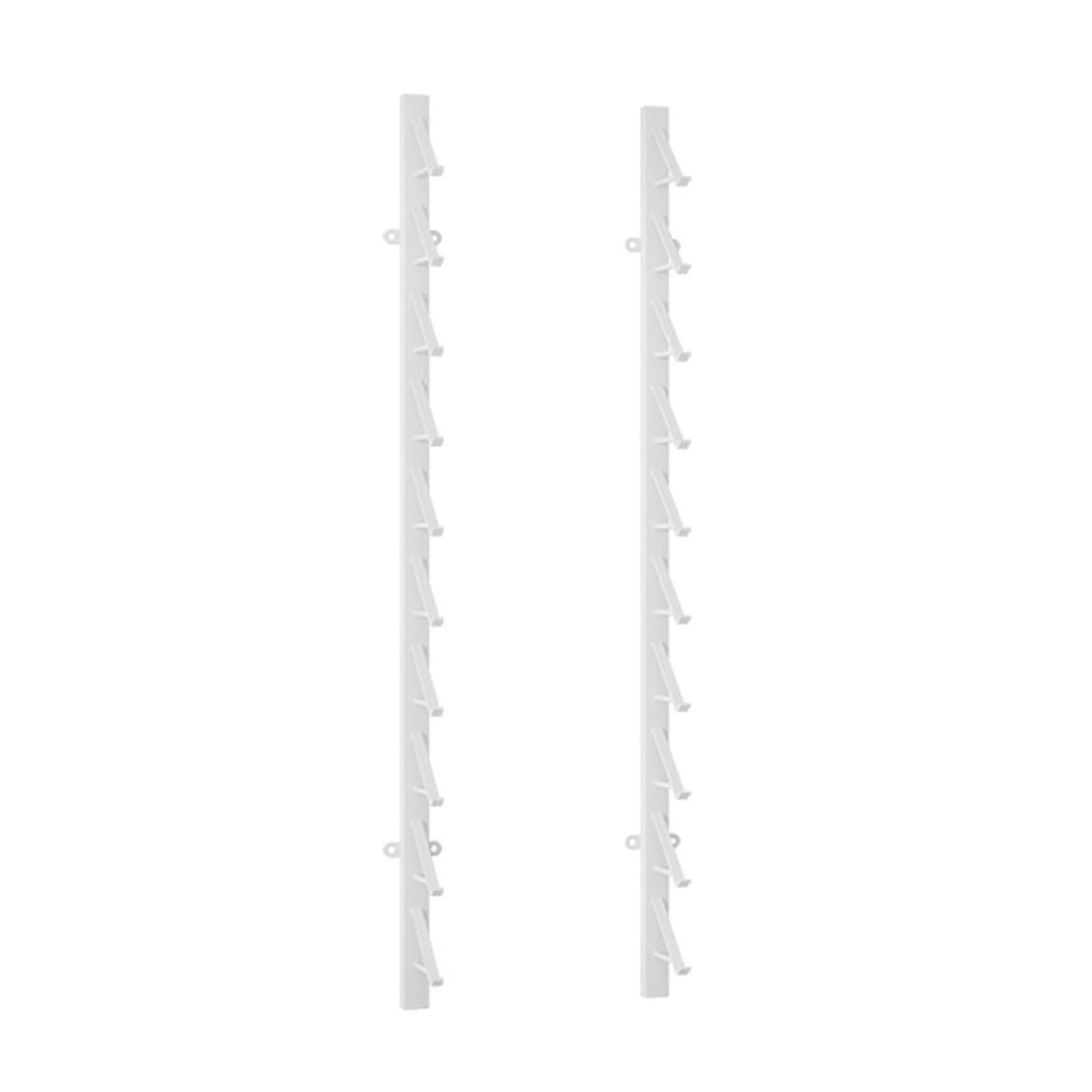 Wall Mounted Tile Display Rack White, MultiLayer Ceramic Sample Stand with  Load Capacity for Showroom