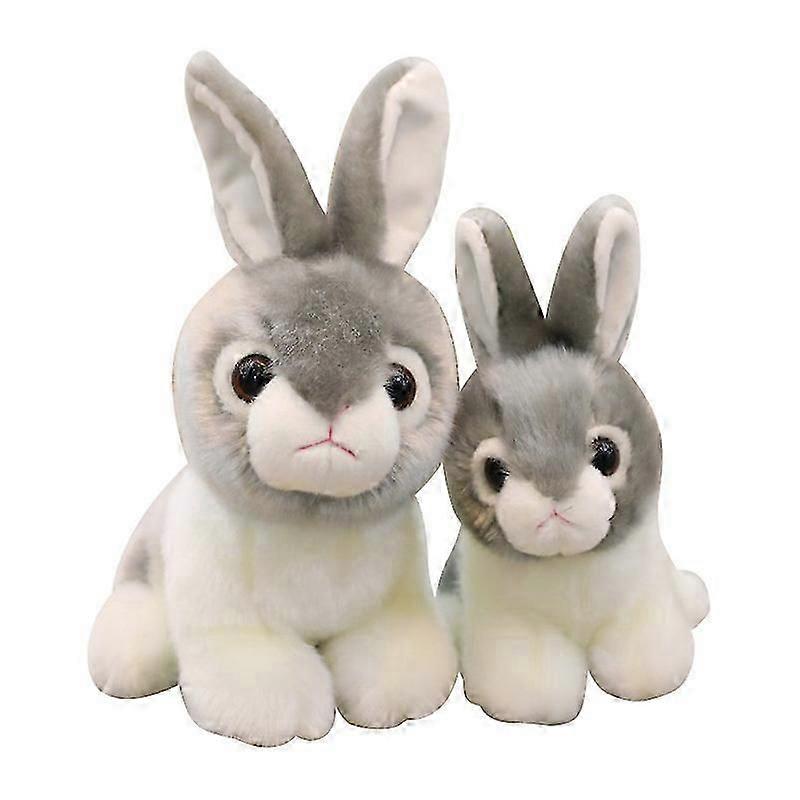 Plush cute white rabbit doll Simulation bunny toys children's dolls super cute dolls gifts