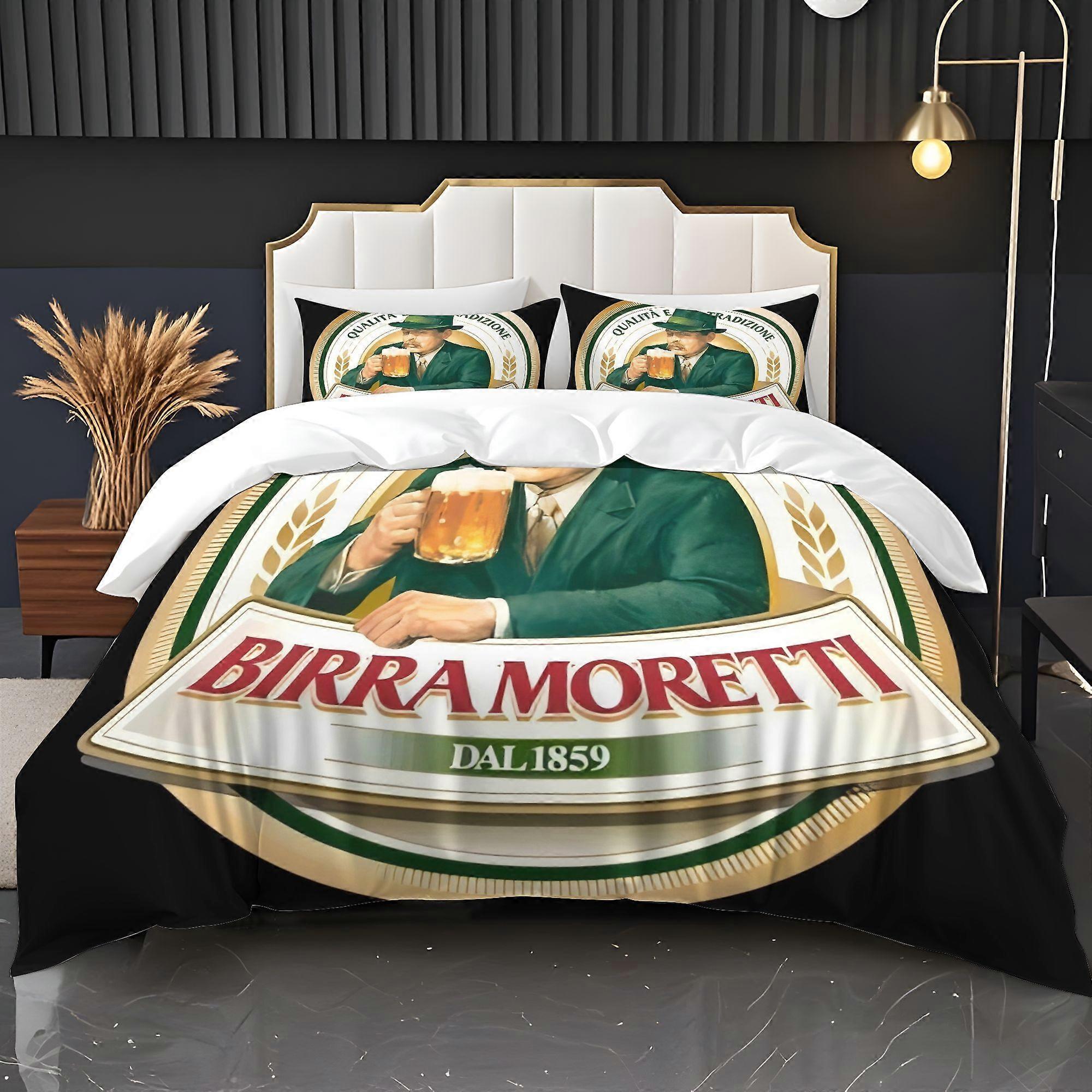 Moretti Biermarke Bettwäsche-Set mit Print