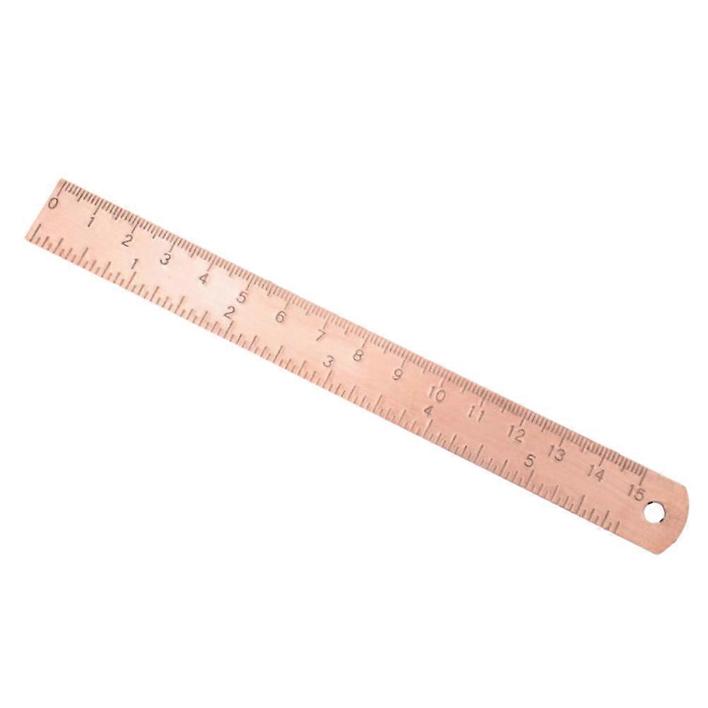 Professional Copper Drawing Ruler for Precise Measuring Tool 1 Piece