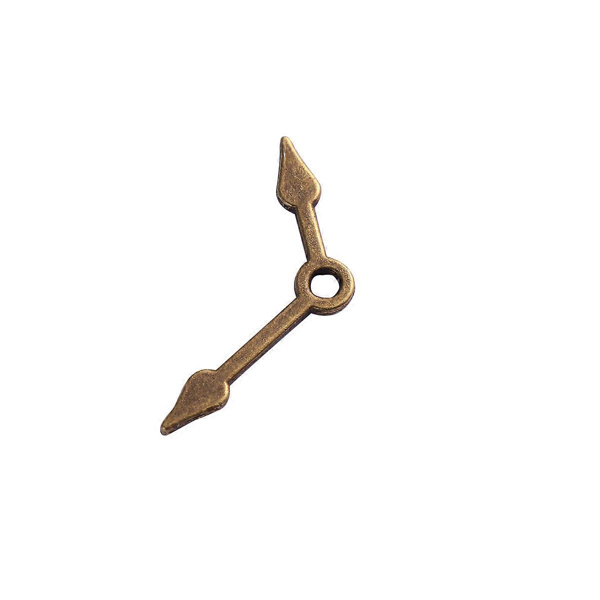 Antique Bronze Clock Pointer Pendant Alloy Bracelet Charm for DIY 100Pcs