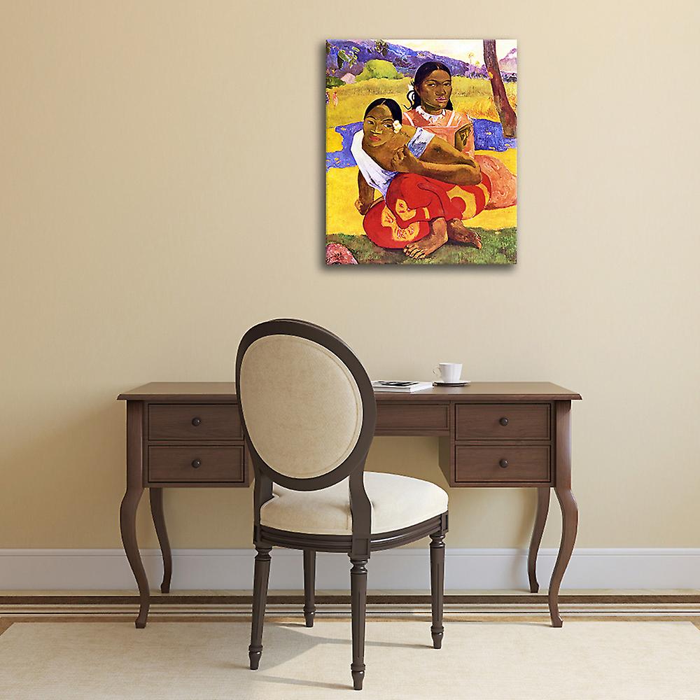 Canvastryck Nafea Faa Ipoipo (When Will You Marry?) Paul Gauguin Dekorativ Väggkonst Canvastryck Nafea Faa Ipoipo (When Will You Marry?) Paul Gauguin Dekorativ Väggkonst