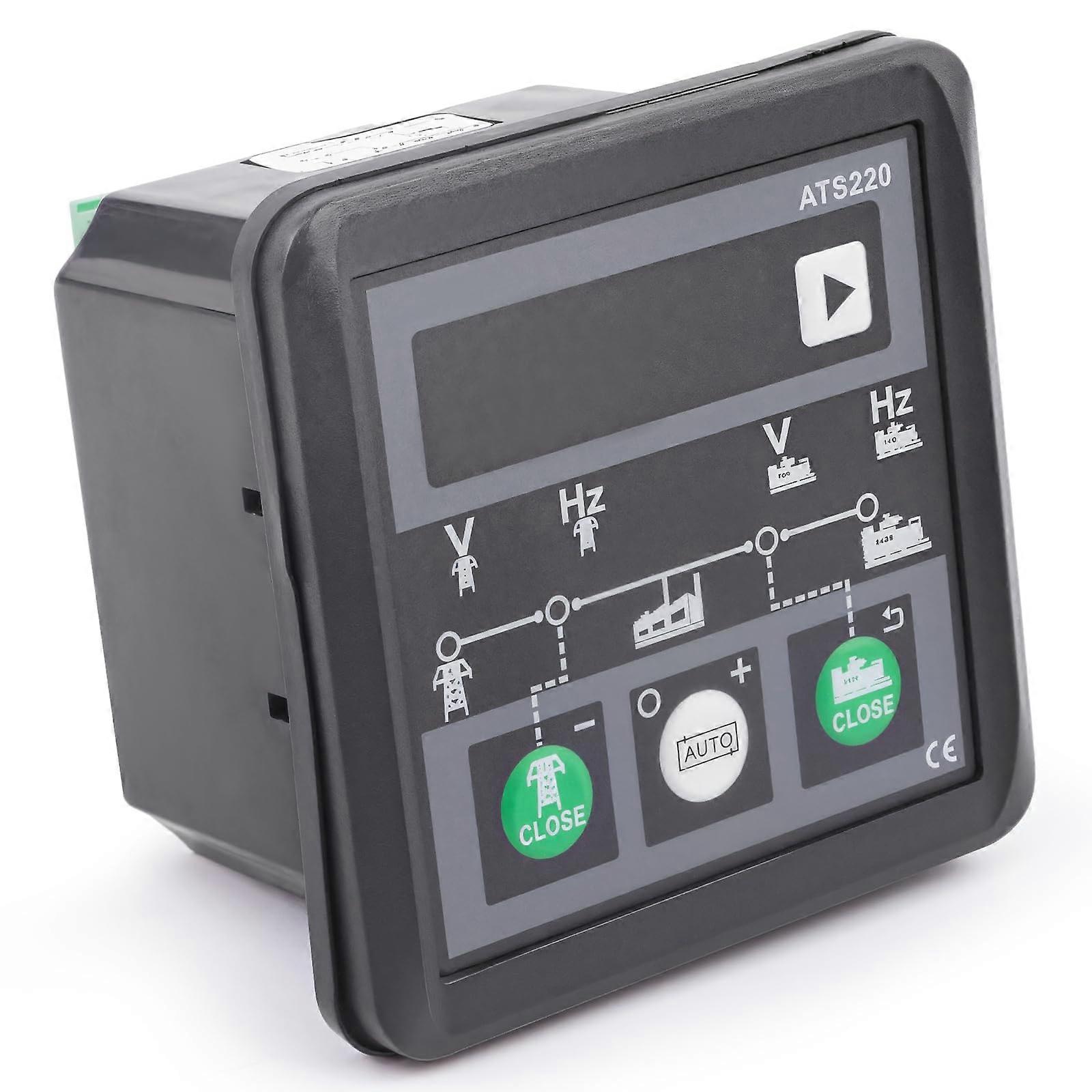 Automatic Transfer Switch with LCD Display, Dual Power Controller for Generator and Utility