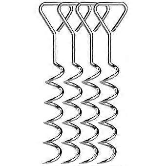 Trampoline Ground Anchor Kit - Extra Secure - Spiral - Ground Anchor - Stainless Steel