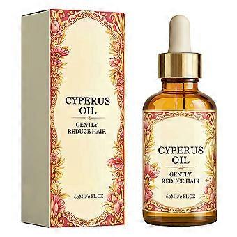 Cyperus Rotundus Olie, plantaardige lichaamsverzorgingsolie met pepermunt en citroen, voor huidverzorging en haarvermindering, 60 ml
