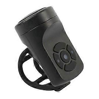 Klaxon de recharge pour bicyclette noir (batterie au lithium intgre)