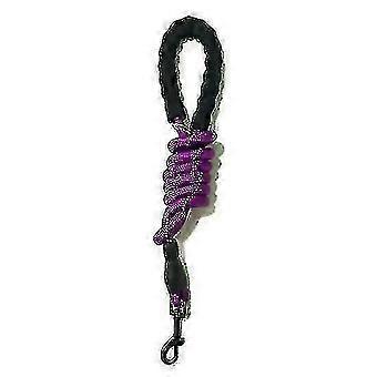 SHVY-Lila Reflekterande Dragrep Runt Rep Nylon Hundkoppel Az728