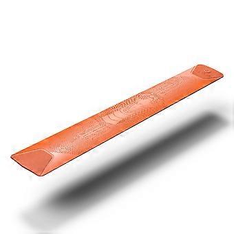 1 film de protection anti accrochage et anti-collision sous le cadre de l’autoroute VTT (orange serpent)
