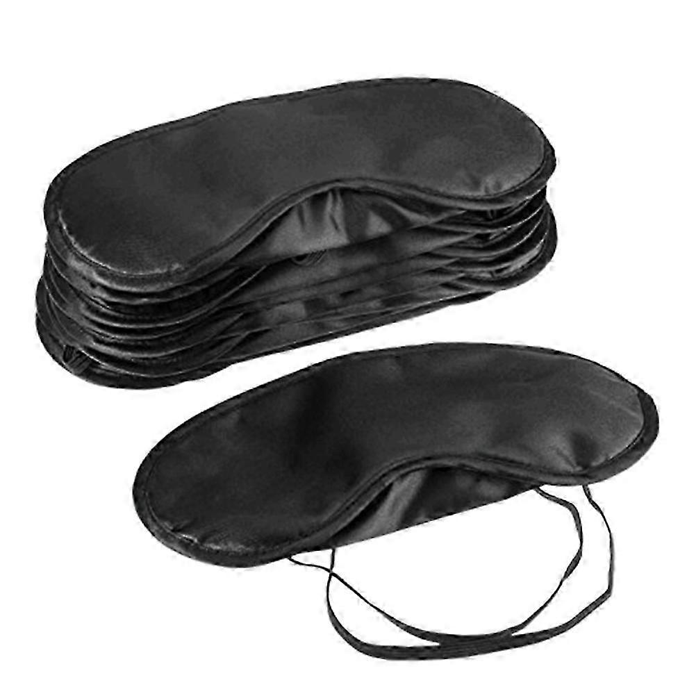 Black Sleep Rest Patch Eye Mask for Sleeping Use 15Pcs Polyester Pack