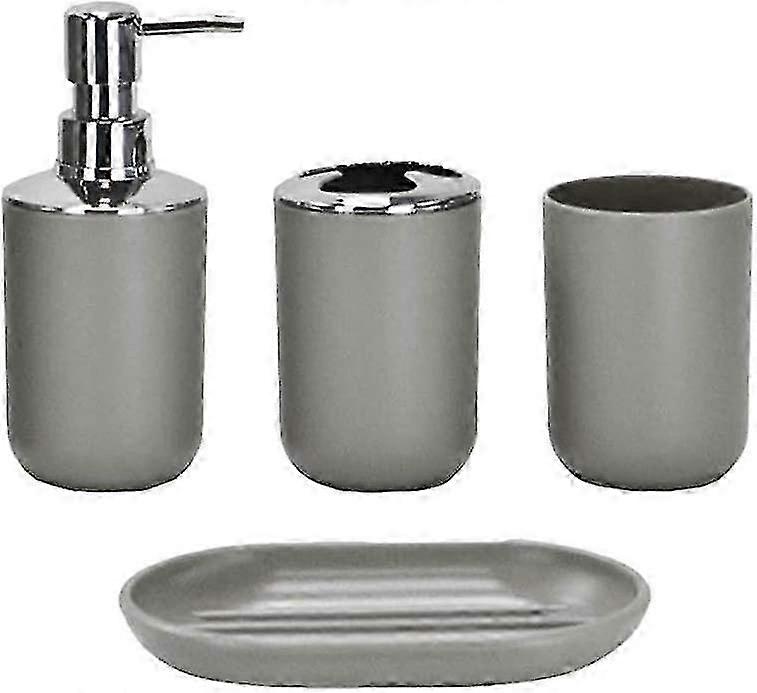 Bathroom accessory set, including 4 bathroom accessories, bath soap set.