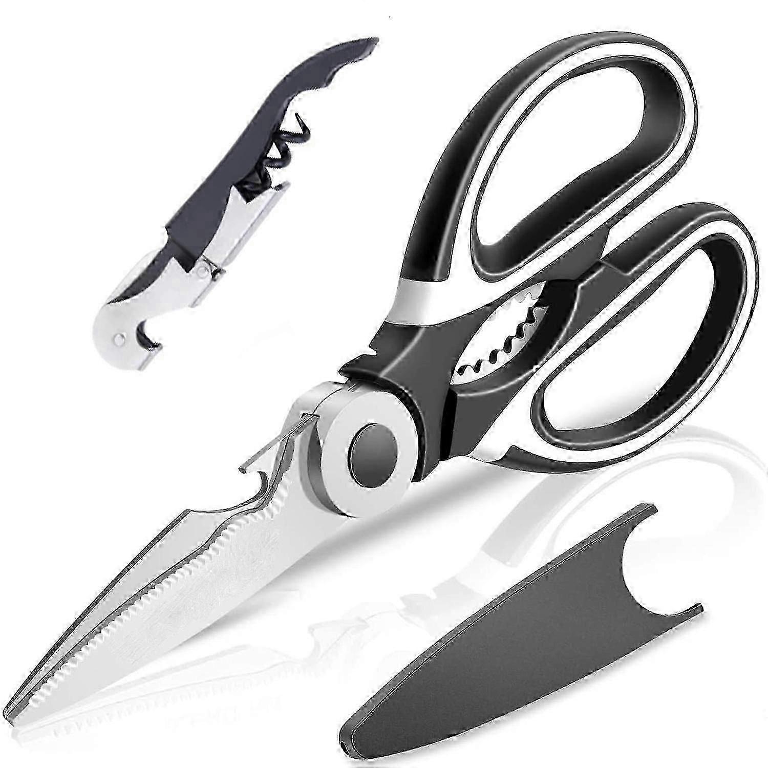 Professional multi-purpose kitchen scissors, super strong, sharp, stainless steel kitchen scissors