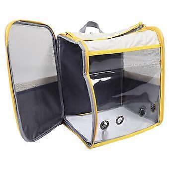 Sac de transport pour chien de chat : Sac à dos pliable pour animaux de compagnie de voyage portable avec bretelles pour les sorties estivales Voyage Randonnée Camping en plein air