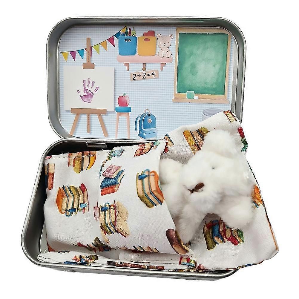 Bear in a Box Gift - First Day at School Keepsake