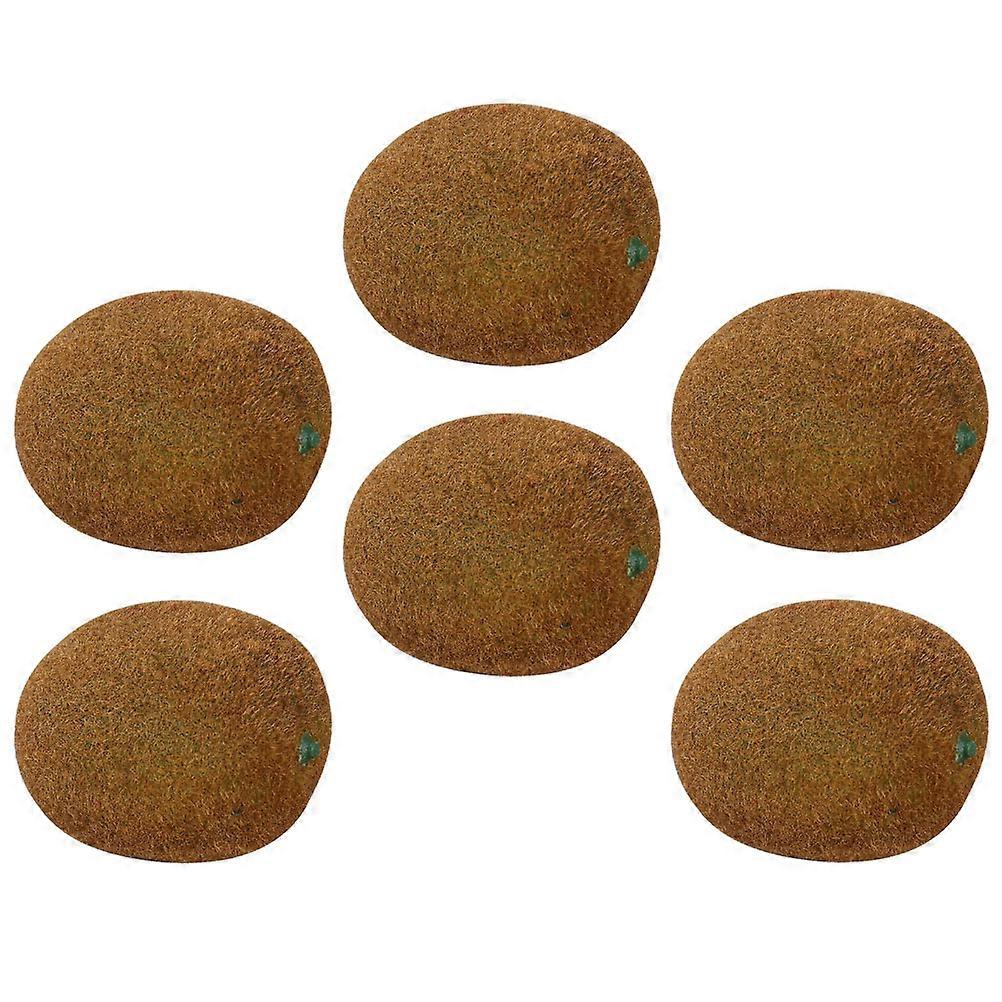 Simulation Fruit Decor Artificial Fruit Model for Decoration 6Pcs Plastic Kiwi