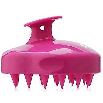Scalp Massager Shampoo Brush with Soft Flexible Silicone Bristles, Ergonomic Scalp Scrubber for Hair Care and Head Relaxation, Dandruff Exfoliator