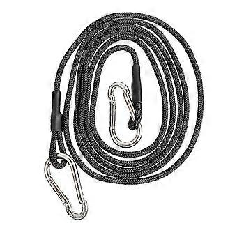 Home Gym Resistance Straps - 250cm Black Fitness Cable for Core Training