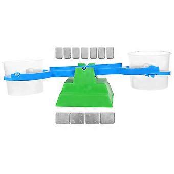 1 Set Bilancia a doppio secchio Bilancia portatile per bambini Scala per l'insegnamento in classe Prop