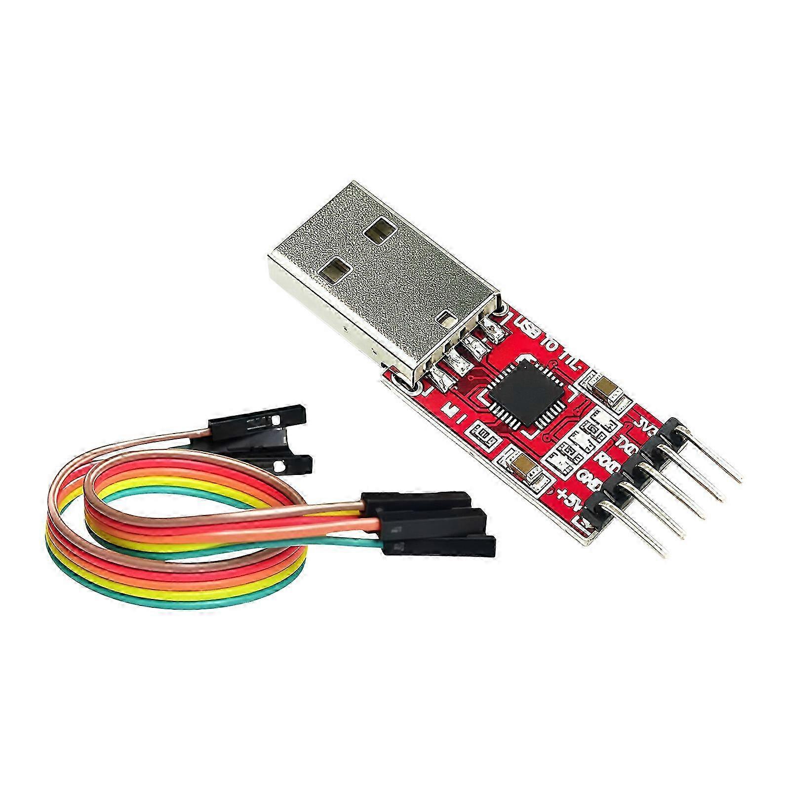 CP2102 USB 2.0 TTL Serial Module Data Transfer Debugging Electronics Projects Multicolor