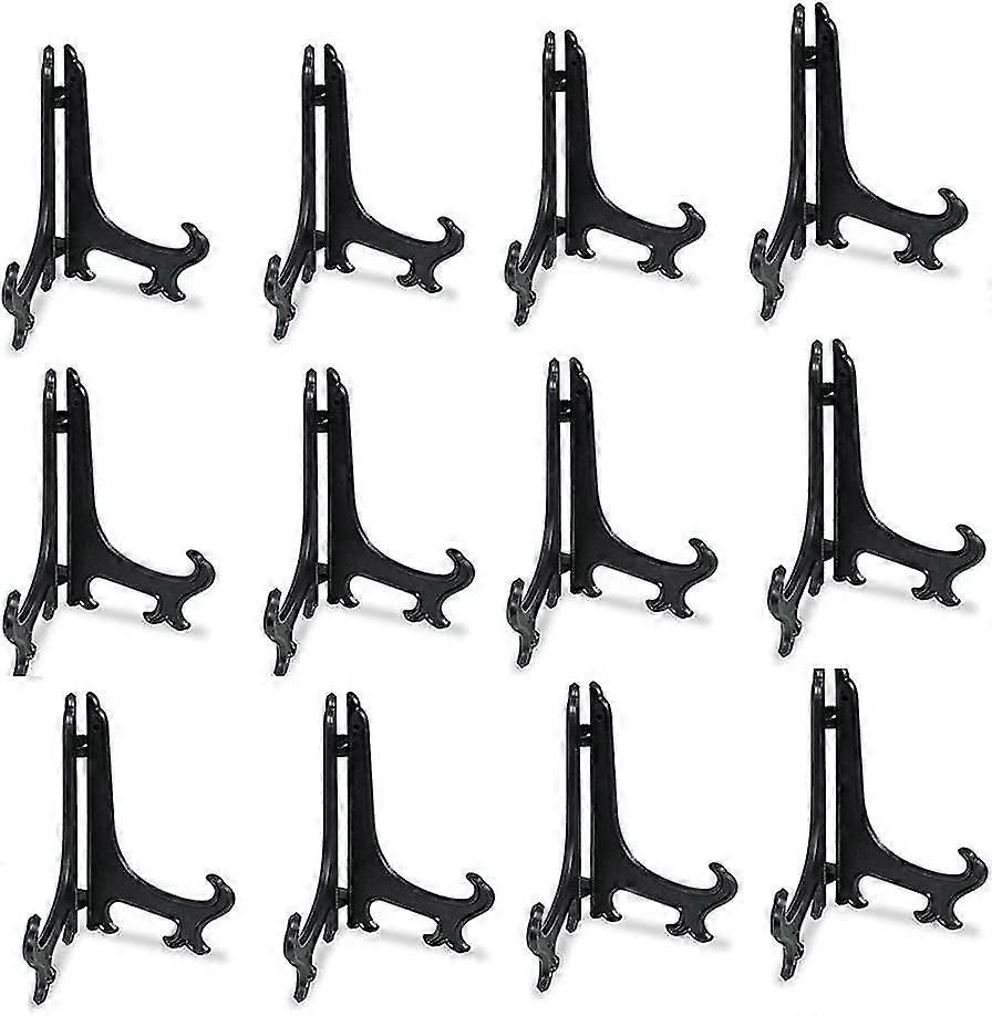 12 Pcs Support Support 3 pouces Noir