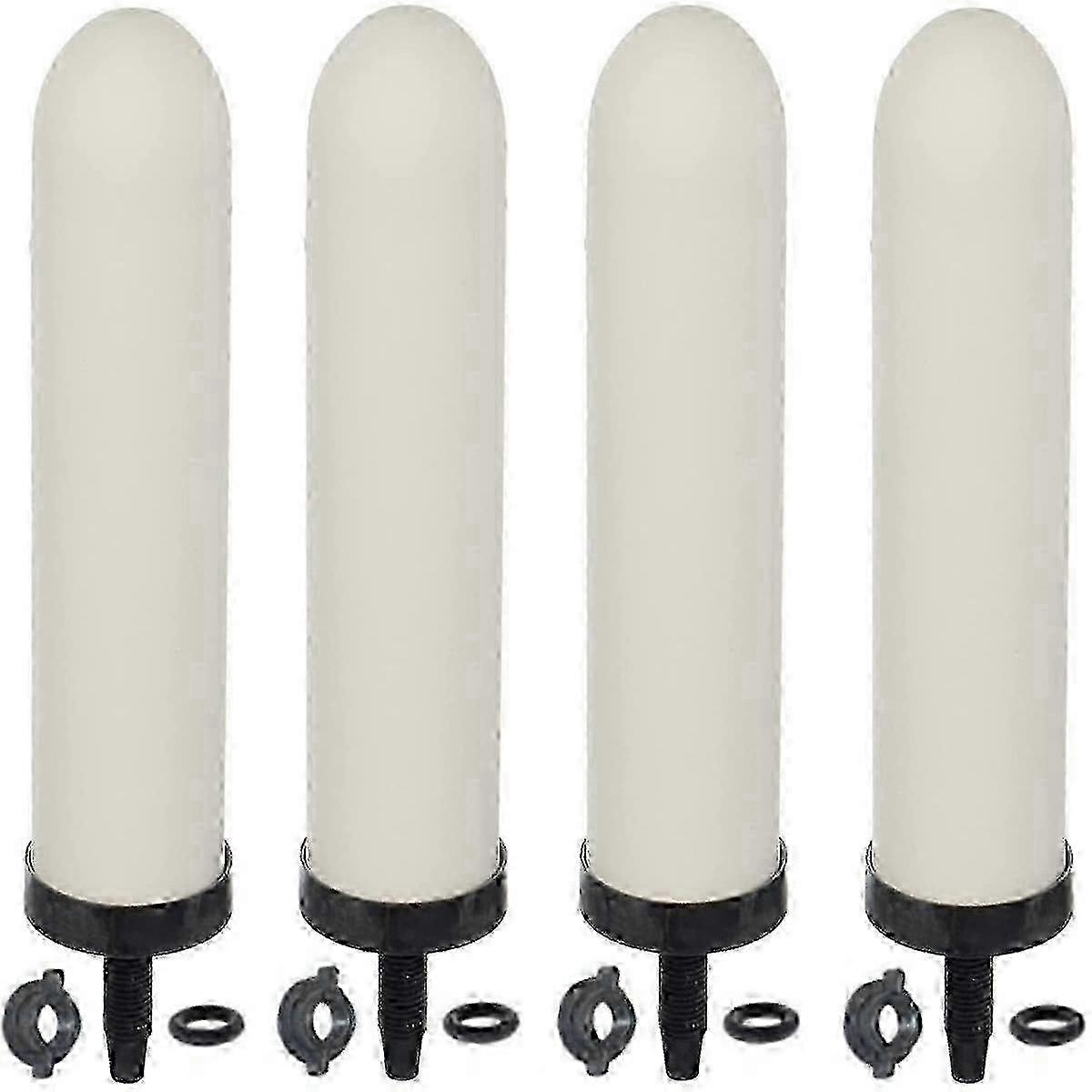 4 Pack Replacement Ceramic Water Filter compatible with Water Filtration System Edition-Yvan