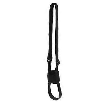 Water Bottle Sleeve Carrier with Strap for Outdoor Use Black