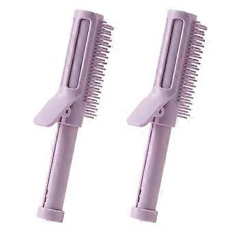 Fermagli per lo styling delle radici dei capelli - Pettine arricciacapelli retrattile 2 in 1,