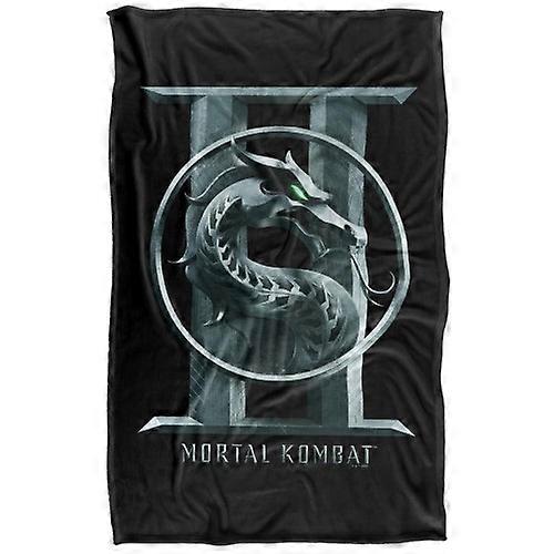 Mortal Kombat 2 Seal Logo Blanket