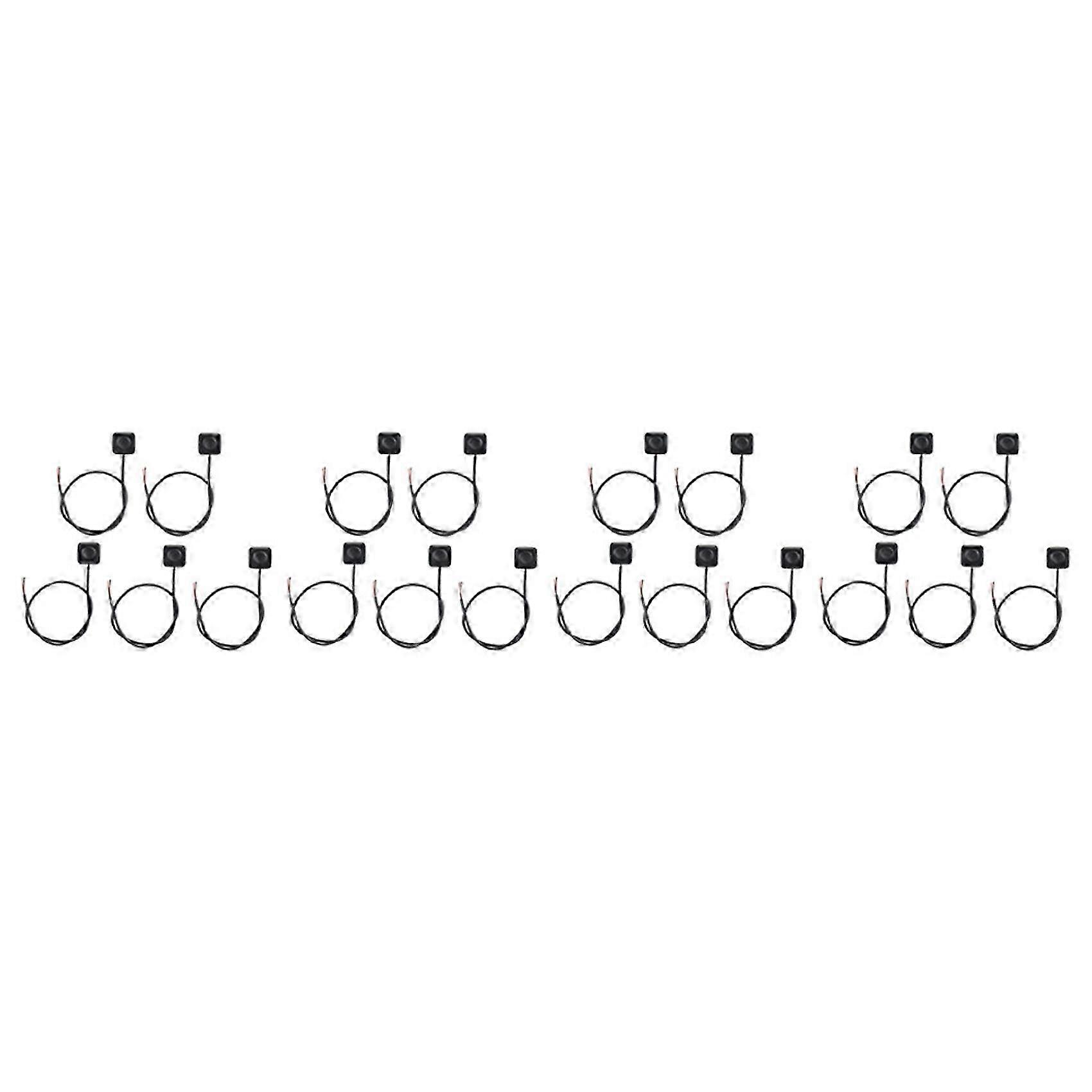 20Pcs Momentary Switch Momentary Push Button on Off Switch 12V 24V Surface Mount Mini Button Switch