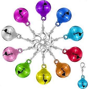 10 Pcs Bell for Dog Collar Pet Cat Dog Collar Bells with Loud Crisp Sound Small Round Small Pets Pendant Pet Bell Gift Charms Anti-Lost Training Bell