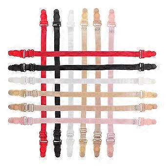 Bra Shoulder Strap Replacement Adjustable Non-Slip Elastic Lingerie 12Pcs