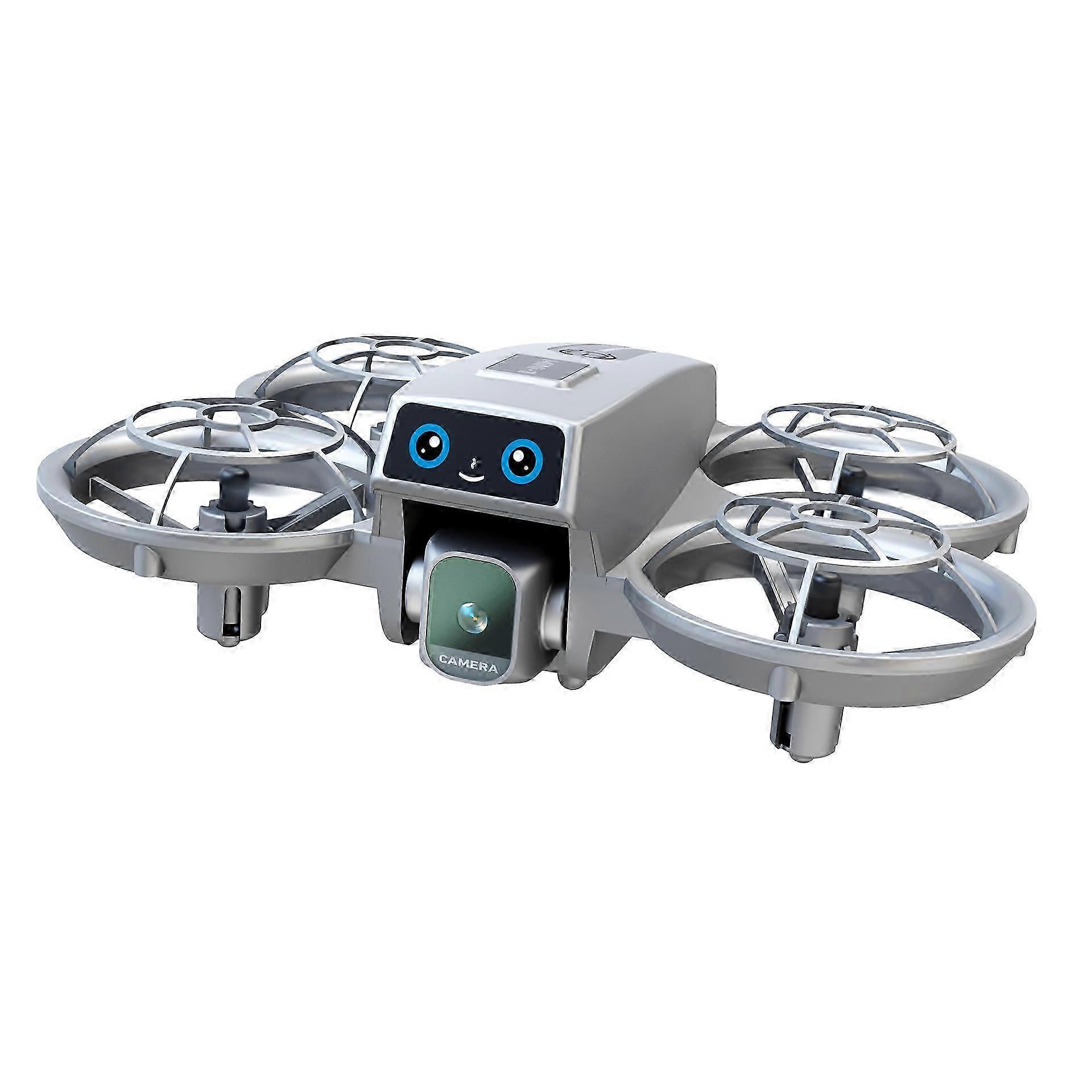Mini-1 Camera Drone featuring Propeller Guards and Remote Control - This Mini-1 camera drone features a compact quadcopter design with