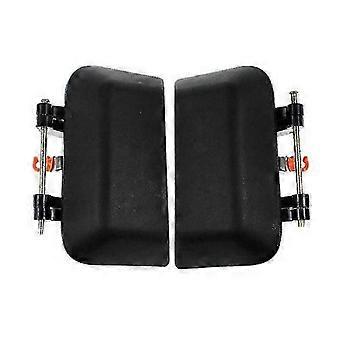1 paire de poignées extérieures de porte arrière gauche droite noires pour Jeep Compass 2007-2016 5115826AF 5115826AE 511