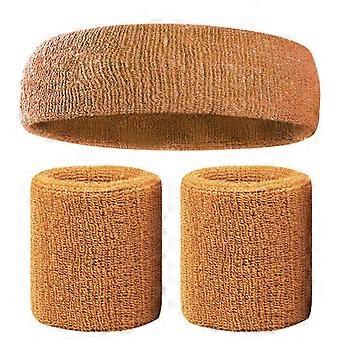 Schweißbänder Set Buntes Stirnband Armband Elastisches Athletic Schweißabsorbierendes Schweißband Für (Ruipei)