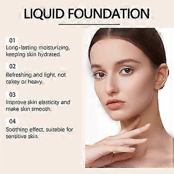 Liquid Foundation, Moisturizing Protection, Lightweight, Bright, Matte, Clear, Smear-Proof, 30g, Pack of 211