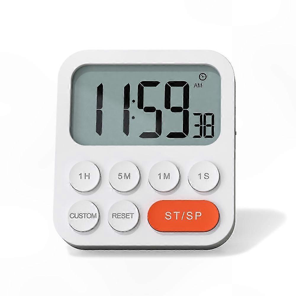 Adjustable Digital Stopwatch with Countdown and Customizable Settings