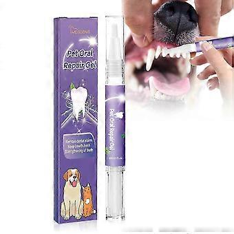Tandenreinigingspen voor huisdieren, natuurlijke tandpasta-gel voor honden, tandsteenverwijderaar.C7