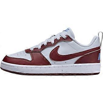 Nike Court Borough Low Top Skateboardschuhe Rot/Weiß Unisex DV5456-006