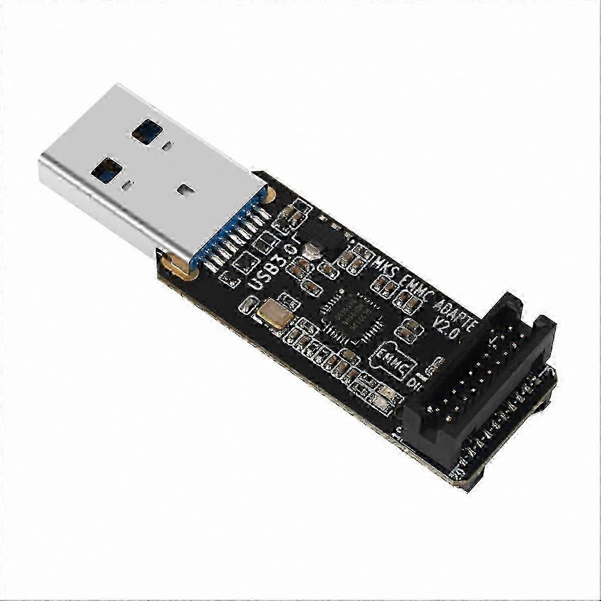 For Micro SD & TF Cards on Raspberry Pi: MKS EMMC-ADAPTER V2 USB 3.0 Reader