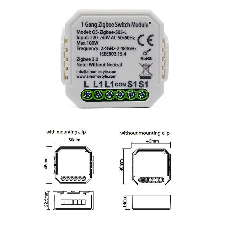 Dimming Switch Smart Home Modification Module Without Neutral,220-240v