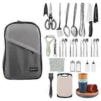 Camping Cooking Utensils Set Camping Essentials Gear for Camping Kitchen Cooking Grilling
