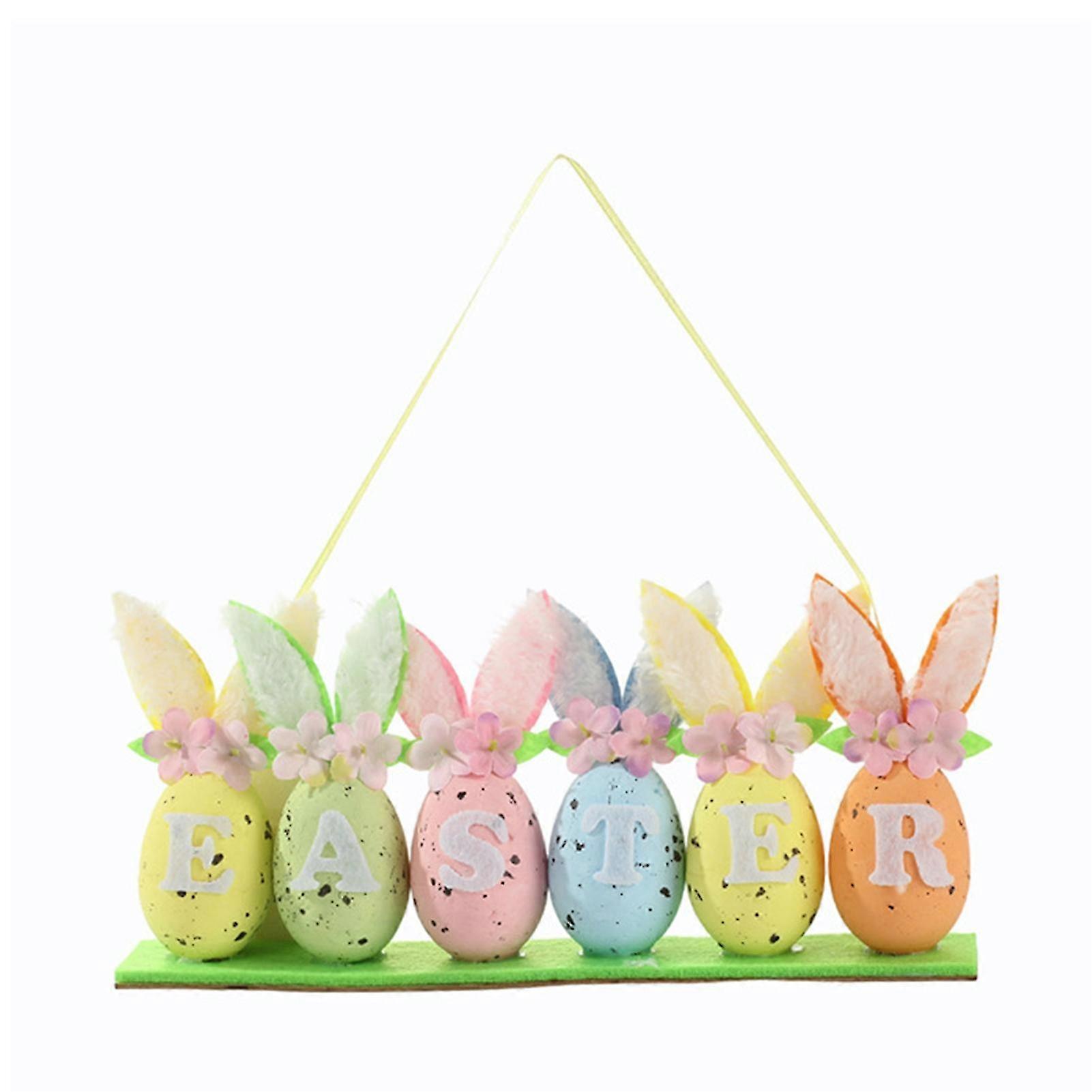 Bunny-Ear Foam Easter Egg Decor