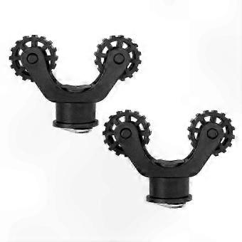 Rubber-Roller Kayak Paddle Holder Pair