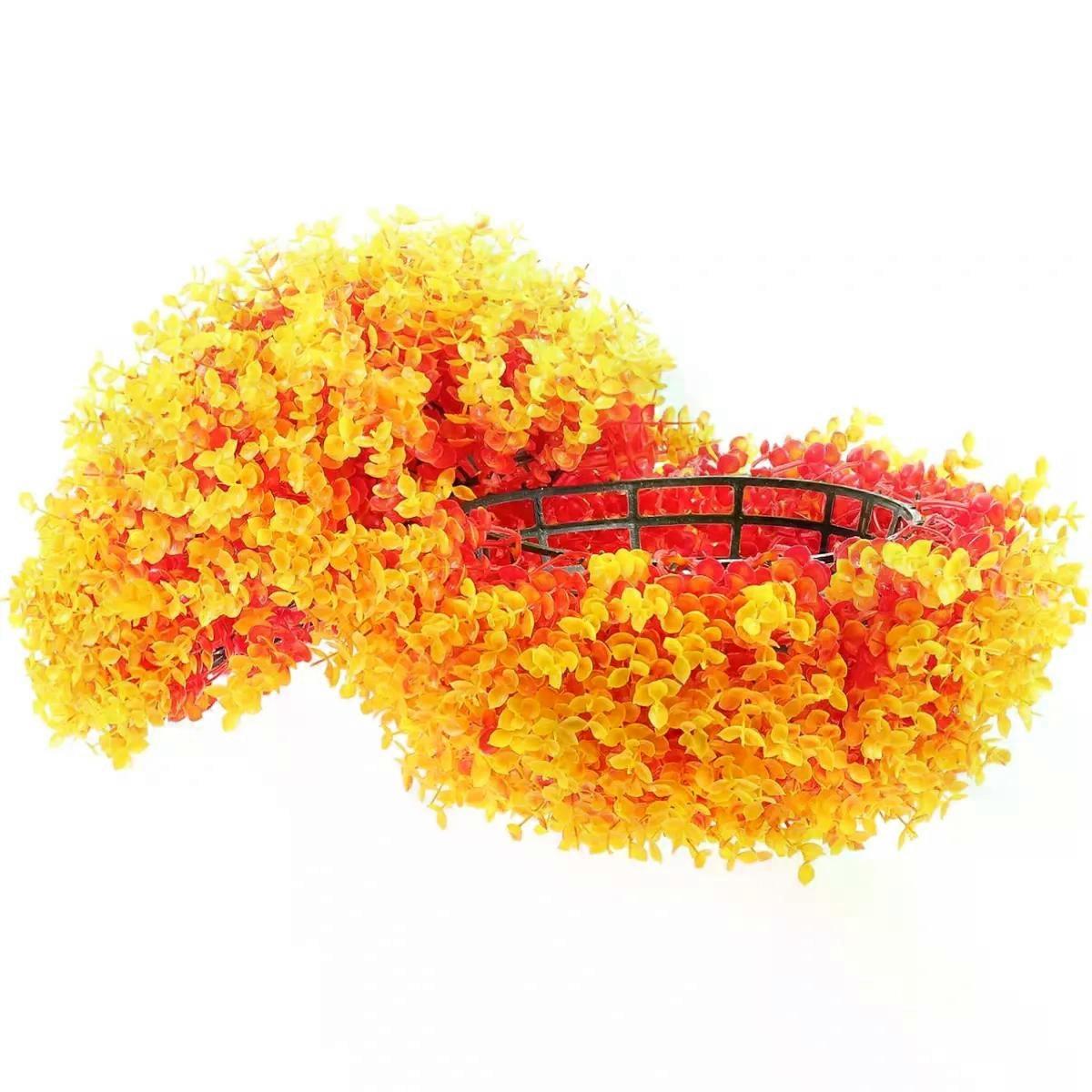 Hanging Grass Ball Eucalyptus Leaf Topiary for Xmas