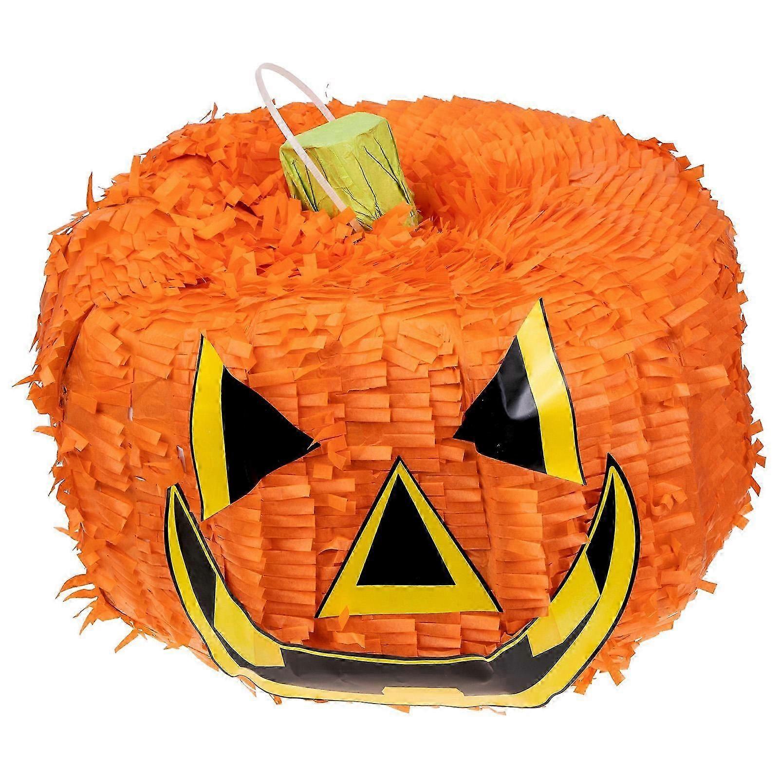 Creative Orange Pumpkin Piñata