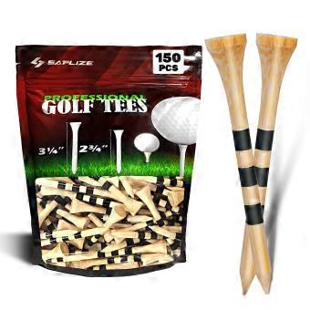 Bamboe Golf Tees - 150 Stuks, Biologisch Afbreekbaar, Vier Maatopties