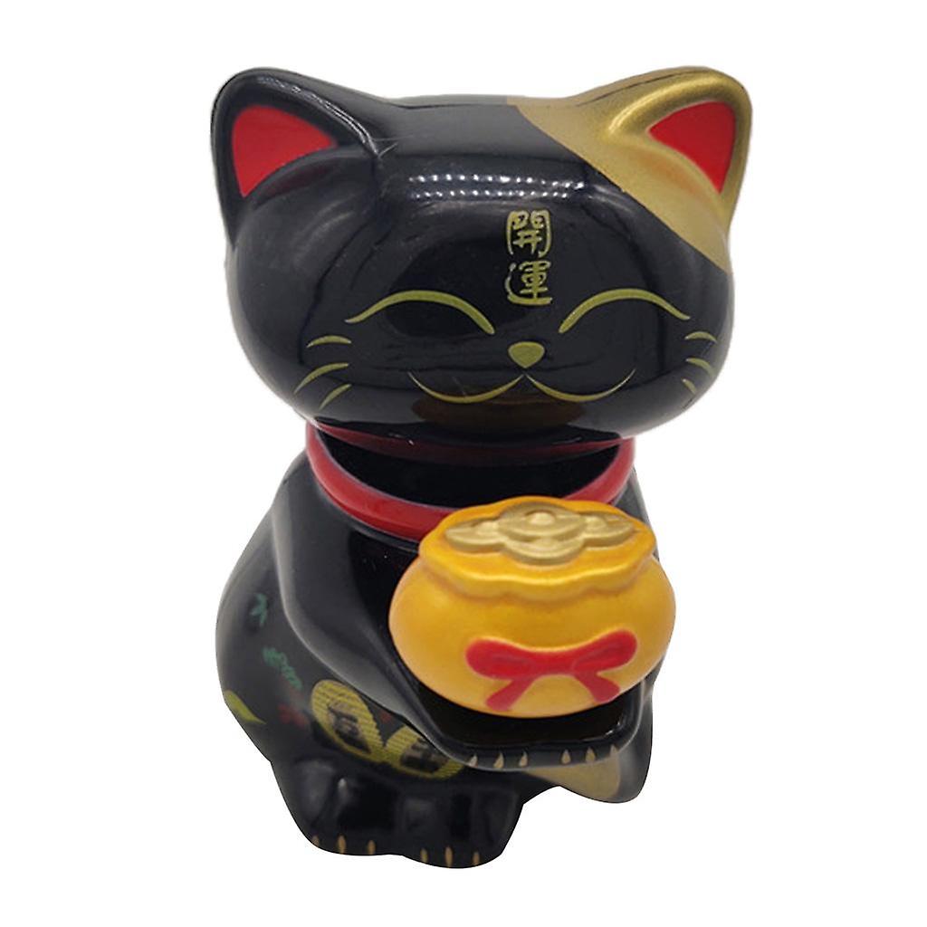 Solar Powered Dancing Toy Cute Bobblehead Fortune Cat Sun Dancer A