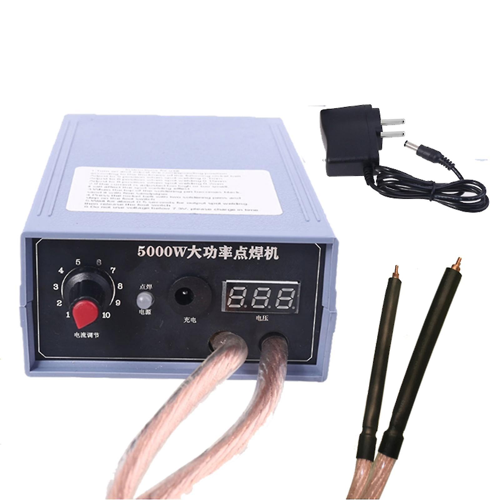 5000w Handheld Spot-welding Machine Portable Household Diy Battery Welding Machine Current Adjustable Utility Welding Machine With Treadle Switch For