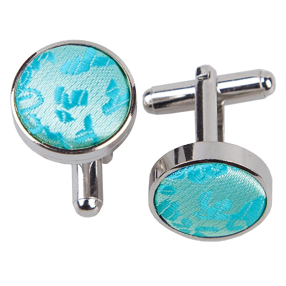 Turquoise Paisley Cufflinks